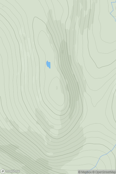 Thumbnail image for Creag an Loch [Braemar to Montrose] showing contour plot for surrounding peak